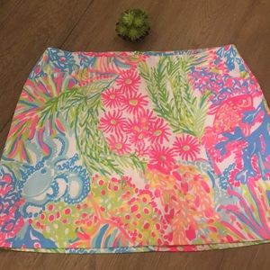 EUC Lilly Pulitzer Lover’s Coral Skort